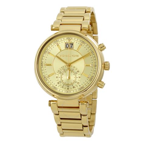 michael kors mk6362|Michael Kors Sawyer Gold Dial Ladies Watch MK6362.